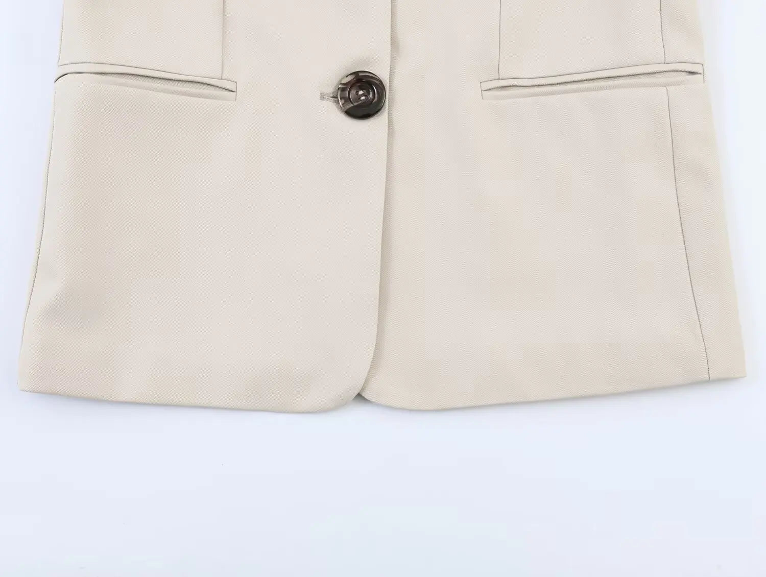 European and American style 2026 new double-button straight suit jacket with shoulder pads + pleated straight trousers suit