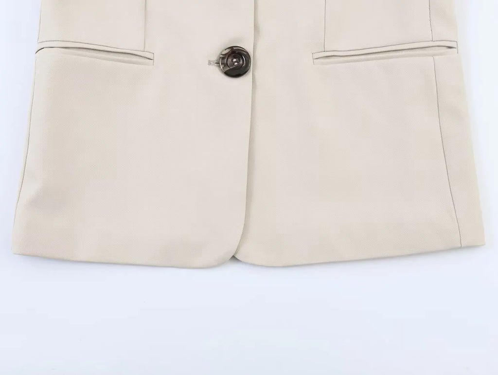 European and American style 2026 new double-button straight suit jacket with shoulder pads + pleated straight trousers suit