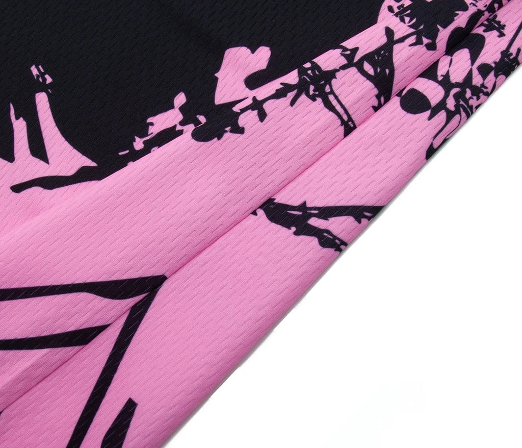 Pink Dirt Bike Shirt Kids Motocross Jersey Youth Off Road Motorcycle Shirt Girls DH mtb BMX Jersey Long Sleeve Cycling Jersey