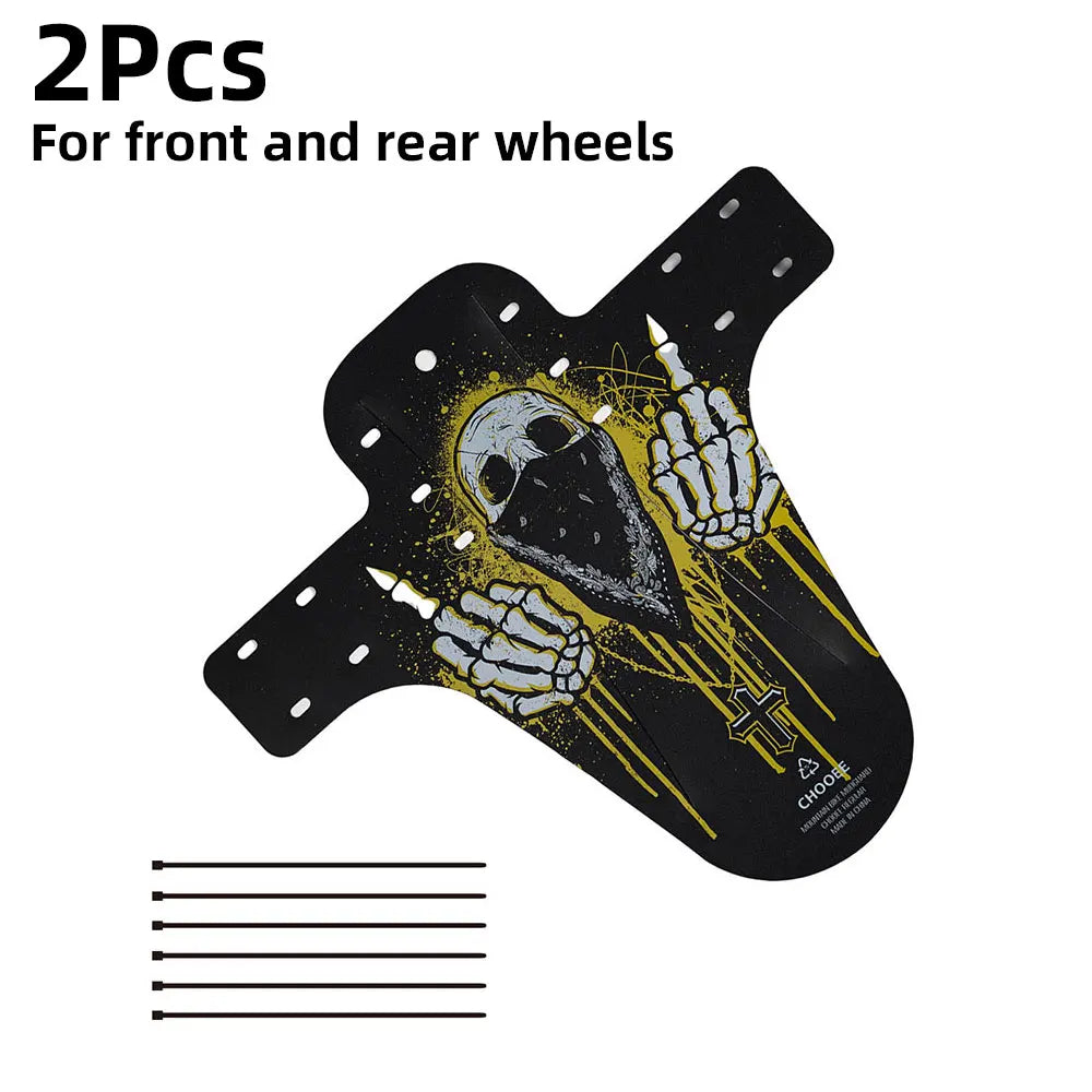 2Pcs Bicycle Fenders Front/Rear Tire Wheel Universal Mudguard MTB Road Bike Wings Fenders Cycling