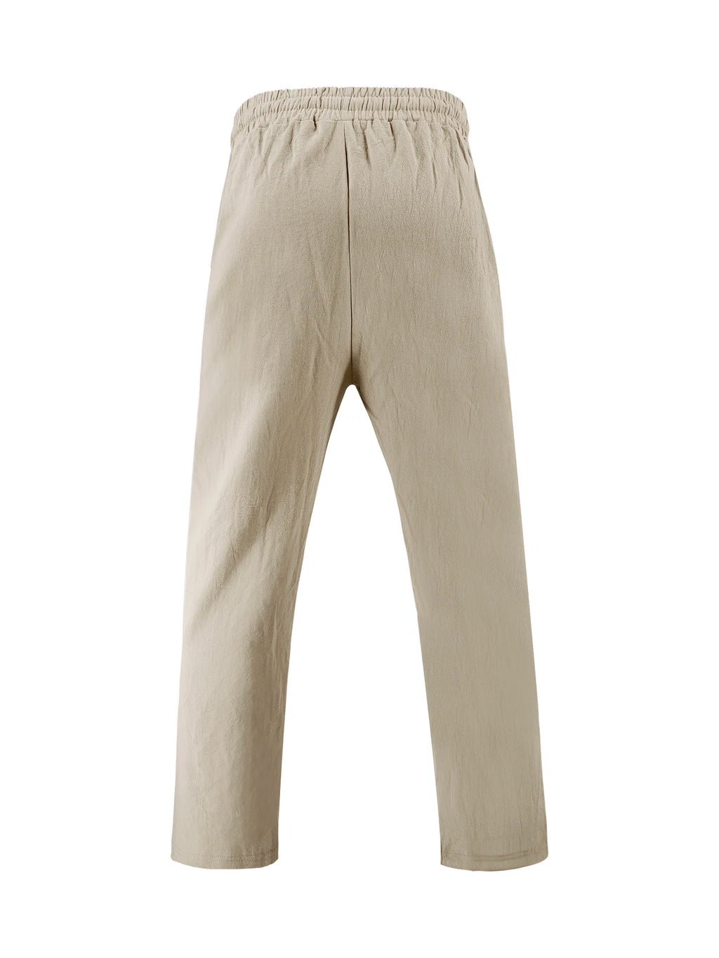 2025 New Arrival Men's Casual Tracksuit Linen Shirt and Pants Set Breathable Summer Outfits for Beach and Daily Wear