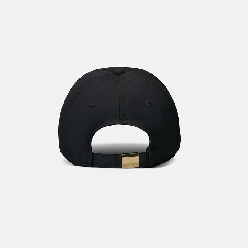 Nike Brand Logo Polyester Baseball Cap Unisex Couple Style Black/Gold Fb5372-011