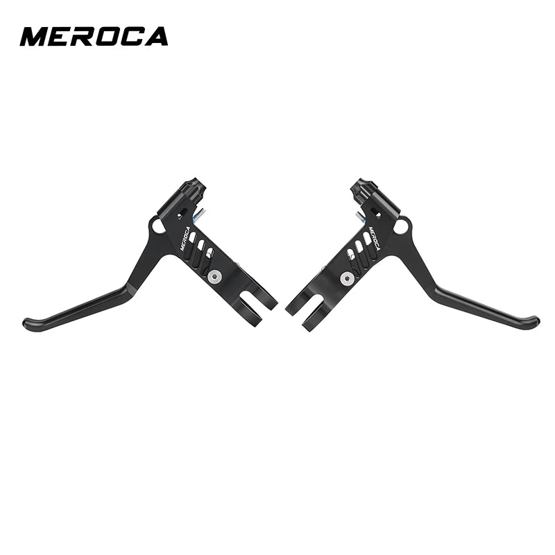 MEROCA 1Pair Bicycle Brake Lever Ultra-light Aluminum Alloy For 22.2mm Handlebar Folding Bicycle Brake Lever