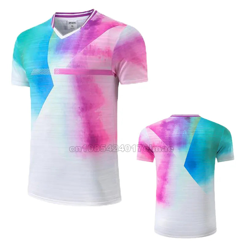 Free Custom Name 2025 China Team Table Tennis Shirts Men Women, Children ping pong t shirt Table tennis clothes Badminton Shirts