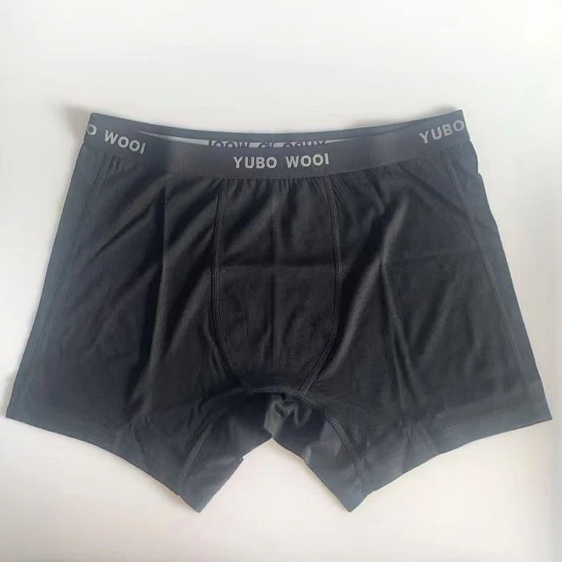 Merino Wool Boxer Briefs Men Merino Wool Underwear Base Layer Merino Boxer Brief Underpants Soft Moisture Breathable Comfy