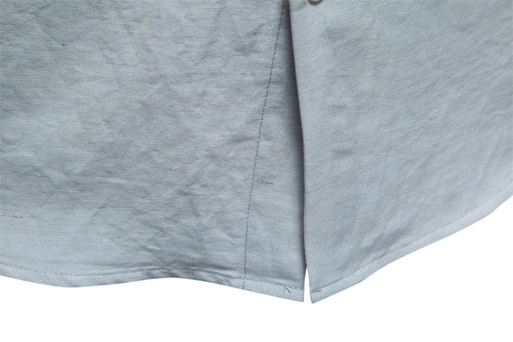Men's Old Money Style Wrinkle Textured Long Sleeve Shirt, European Size, Business Casual, Spring New Arrival