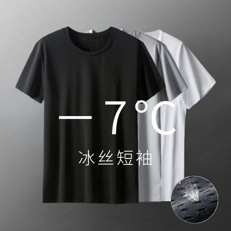 Gym Cool Cold T-shirt Man Summer Sexy Muscle Sport Vintage Casual Homme Fashion Black White Tees Tshirts Cheap Clothes Tops