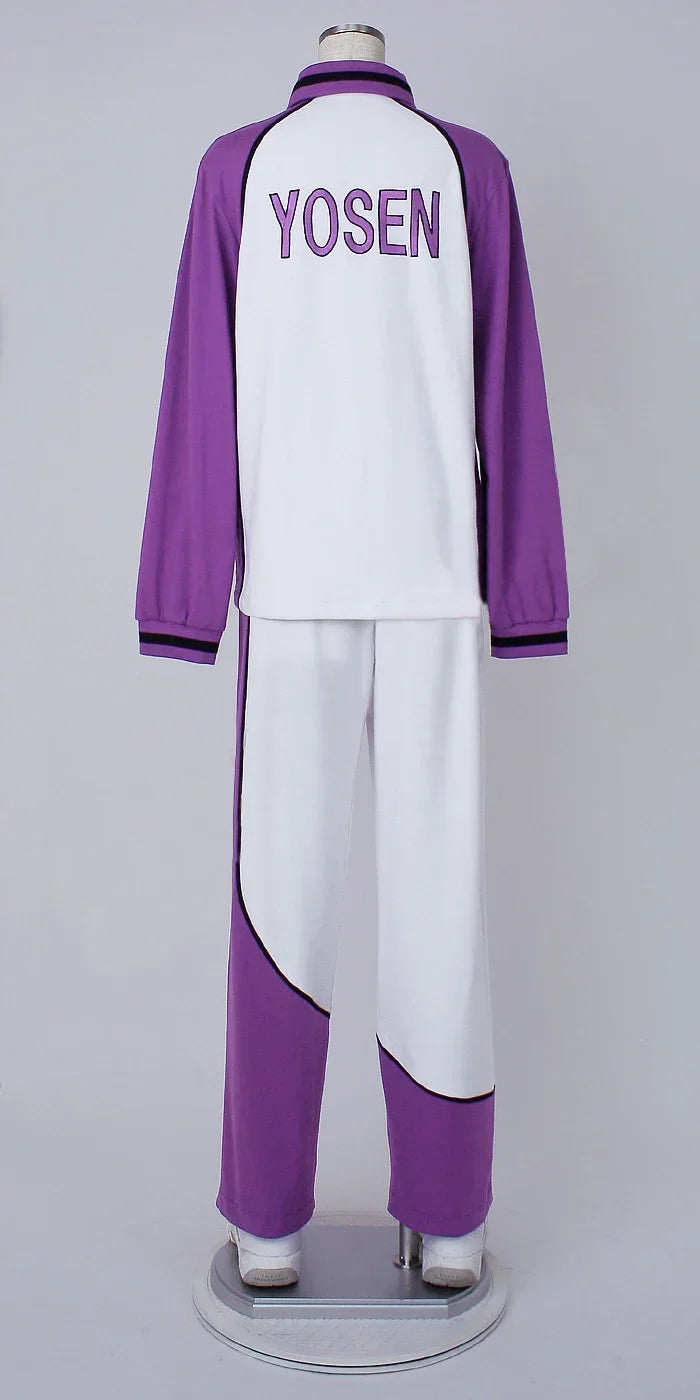 Kuroko No Basketball (Kuroko'S Basketball)  Yousen High School Atsushi Murasakibara Long Sleeve Jersey Cosplay Costume