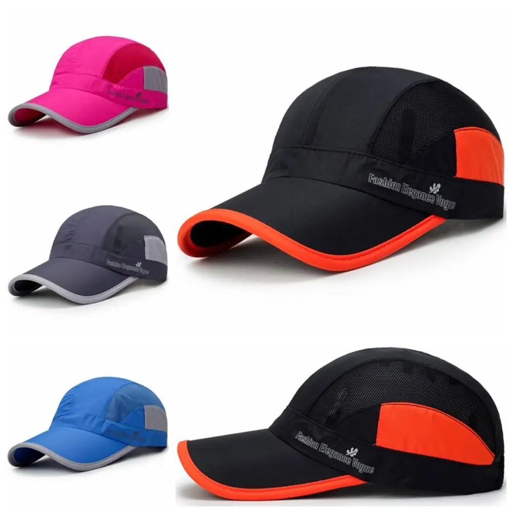 Fashion Adjustable Baseball Cap Quick Drying Breathable Golf Cap Sun Protection Sun Shade Fishing Hat Summer