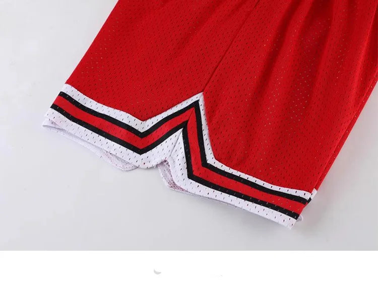 Basketball Pants Summer American Sports Shorts Fitness Breathable Casual Men and Women Running Loose Quarter Pants Sweat-wicking