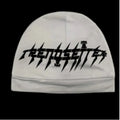 Y2K Aesthetic Fashion Simple Letters Embroidered Men Women Couples Hat Winter Outdoor Hip Hop Rock Streetwear Casual Warm Beanie