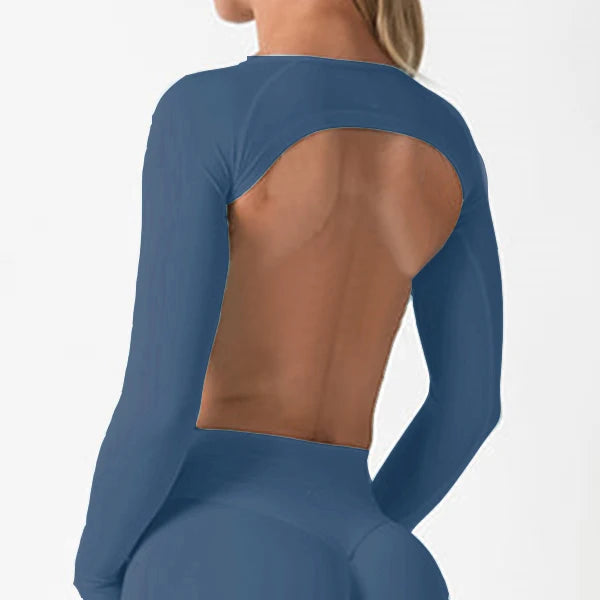 Dvision Sports Long Sleeve Yoga Shirt Shrug Seamless Woman Fitness Elastic Breathable Sports Long Sleeve Crop Tops Shirts XP65