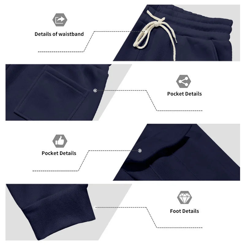 Men's Full Zip Hooded Tracksuit 2 Piece Set Casual Cargo Pocket Jogger Suit Outdoor Sports Hoodie And Pants Set
