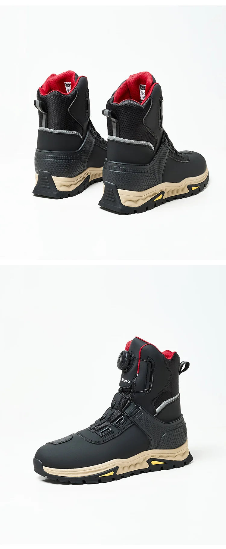 Anti-fall Rider Road Racing Casual Boot Gear Shift Rubber Sole Bike Racing Men's Shoes Motorcycle Boot Waterproof Breathable
