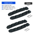 72mm Caliper Brake Pad for MTB Bike Metal Rim Low Wear Bicycle Stopping Blocks for V Shape Clamp Cycle Brake Inserts Replacement