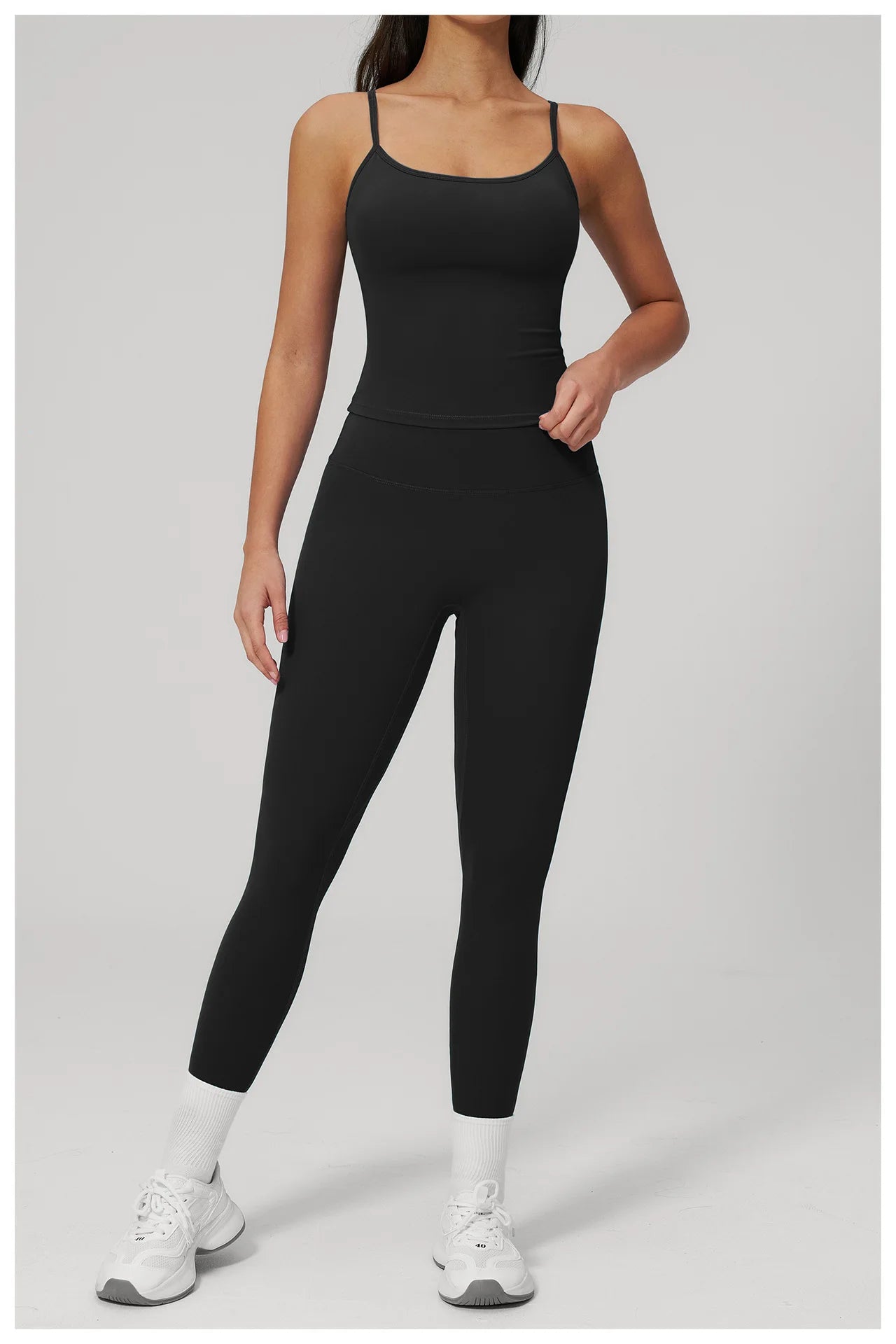 Yoga Set 2PCS Women Tracksuit Workout Outfits Sportswear Gym Clothing High Waist Leggings Fitness Bra Sports Suits Athletic Wear