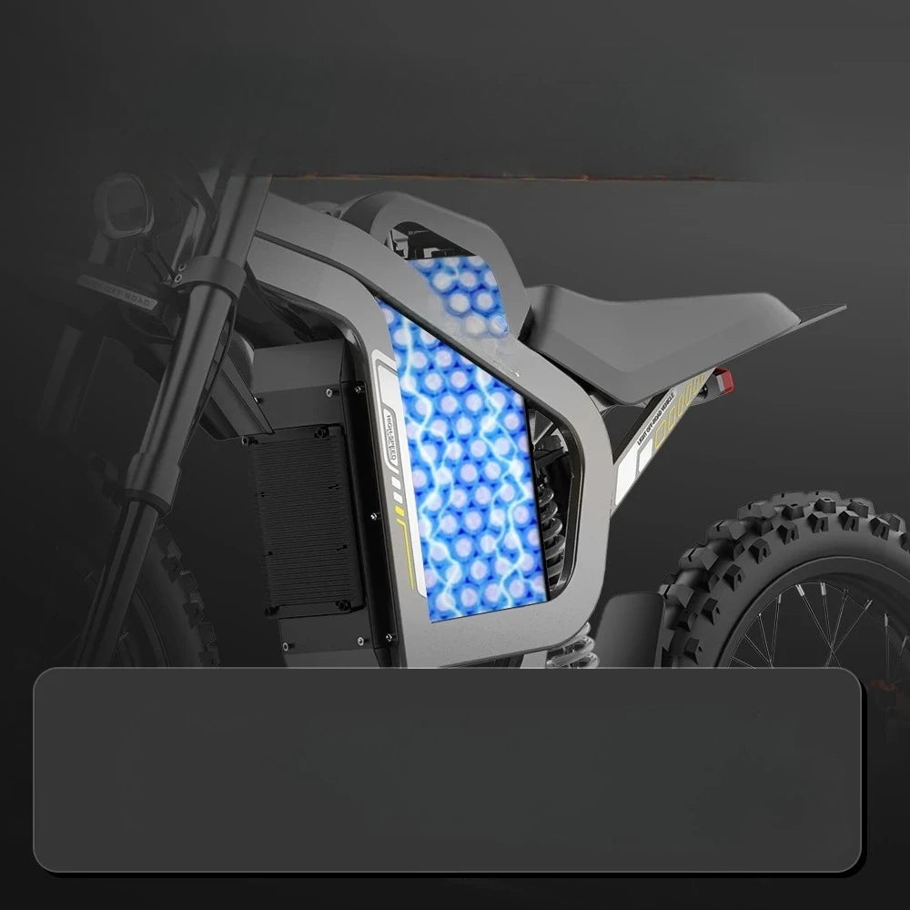 Tc Professional 6000W Electric Off-Road Motorcycle, 120km Long Range, with Rugged Hydraulic Brakes