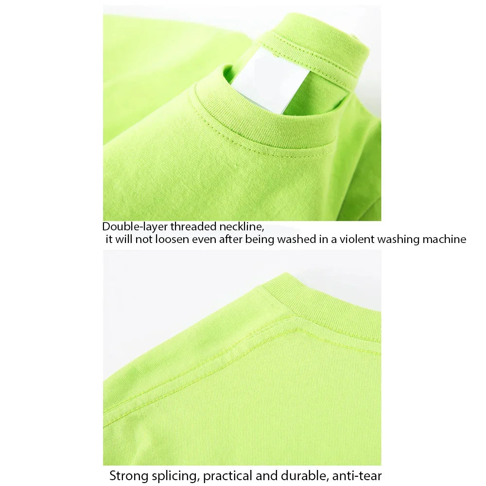 Simple solid color high quality men's round neck short sleeve summer comfortable breathable, casual and versatile T-shirt