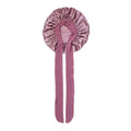 Women Sleeping Hair Bonnet with Tie Band Night Sleep Cap Adjustable Silk Satin Bonnet Wrap for Braids Long Curly Hair