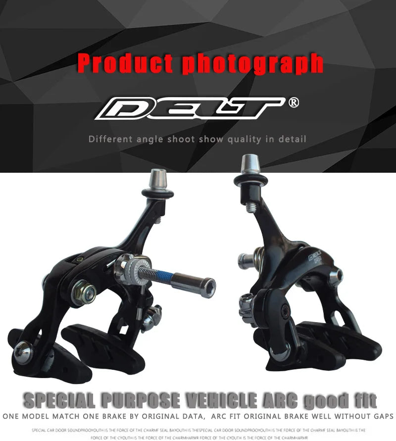 700c Road Bike Brake Dual Pivot Caliper Folding  Bicycle Side Pull Rim C Brake  Center Mount Front Rear 39-49MM Parts