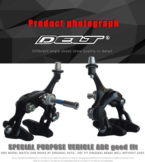 700c Road Bike Brake Dual Pivot Caliper Folding  Bicycle Side Pull Rim C Brake  Center Mount Front Rear 39-49MM Parts