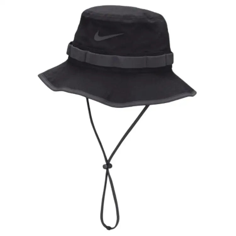 Nike Sun Hats, Logo Design, Cotton, Premium, High-quality Fabric, Simple, Fisherman Hat Unisex Couple Style Black HJ3683-010