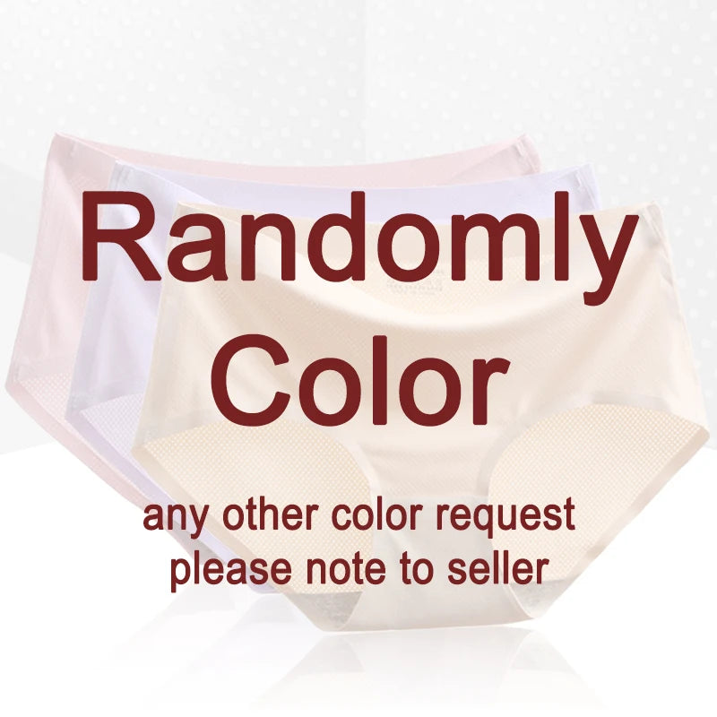 4PCS/SET Women's Cotton Panties Sexy Soft Striped Underpants Solid Color Briefs Female Comfortable Stretch Lingerie M-XL