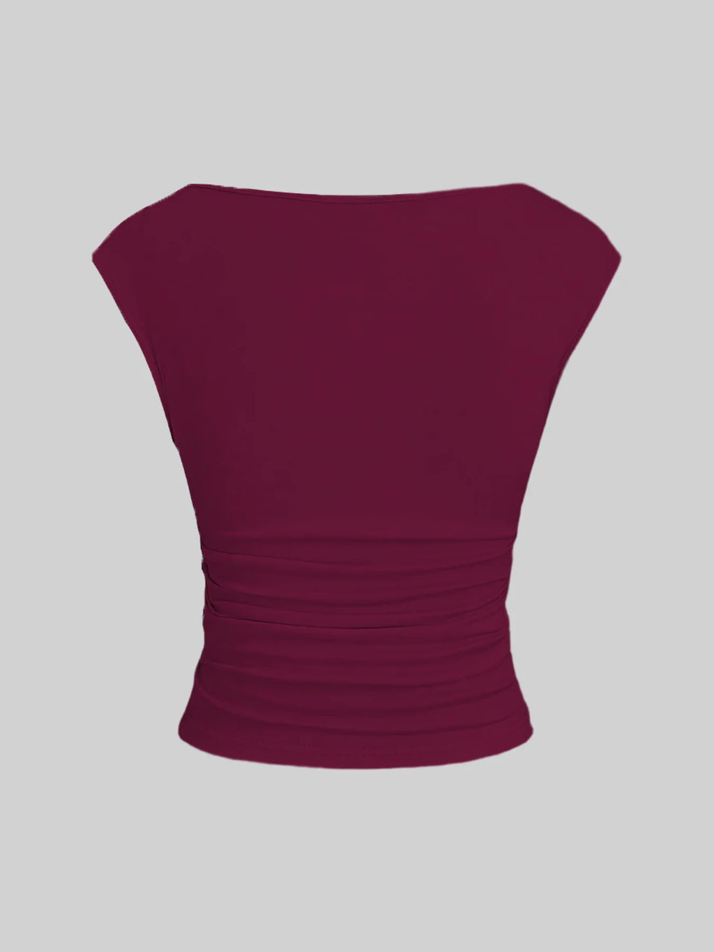 Sleeveless Pleated Tanks T-shirts Women Solid Vintage Crop Tops Sexy Kpop Tees Tshirts Gothic Harajuku Cheap Clothes Woman