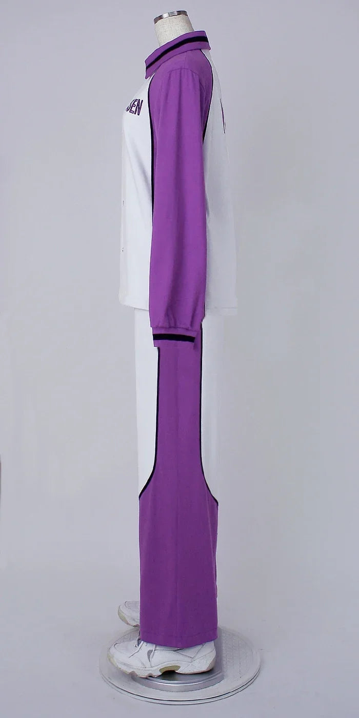 Kuroko No Basketball (Kuroko'S Basketball)  Yousen High School Atsushi Murasakibara Long Sleeve Jersey Cosplay Costume