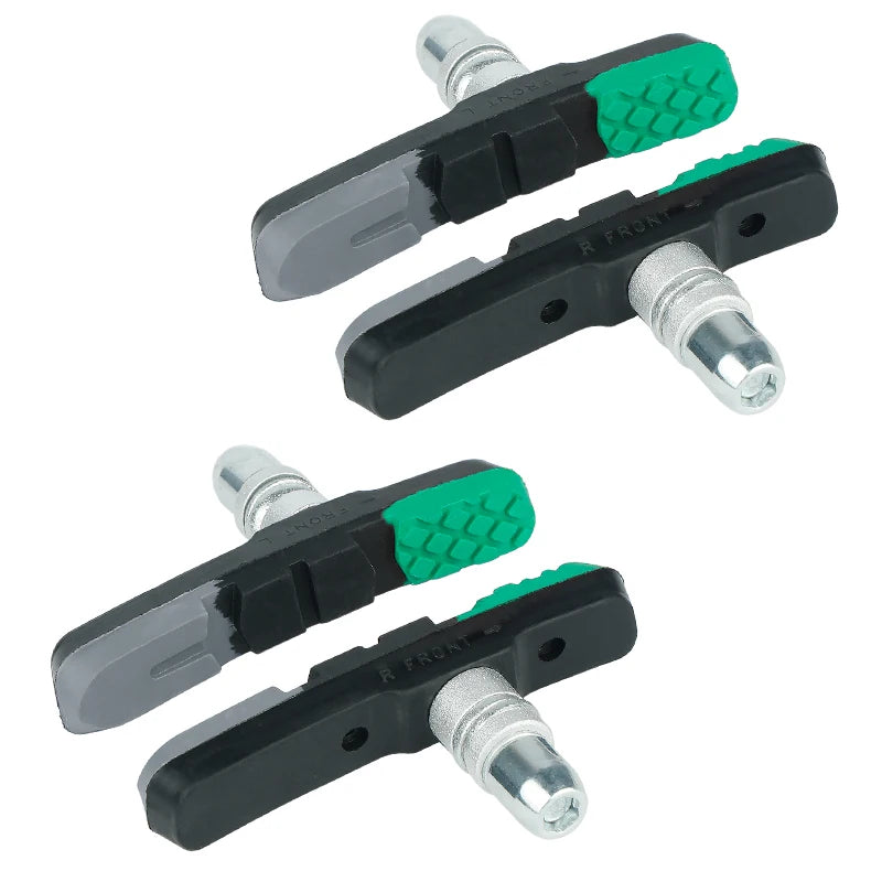 Robust Hard Wearing Rubber Blocks for MTB Linear Pull V Clamp Braking 70mm V-brake Pads for Metal Rim Wet Dry Conditions