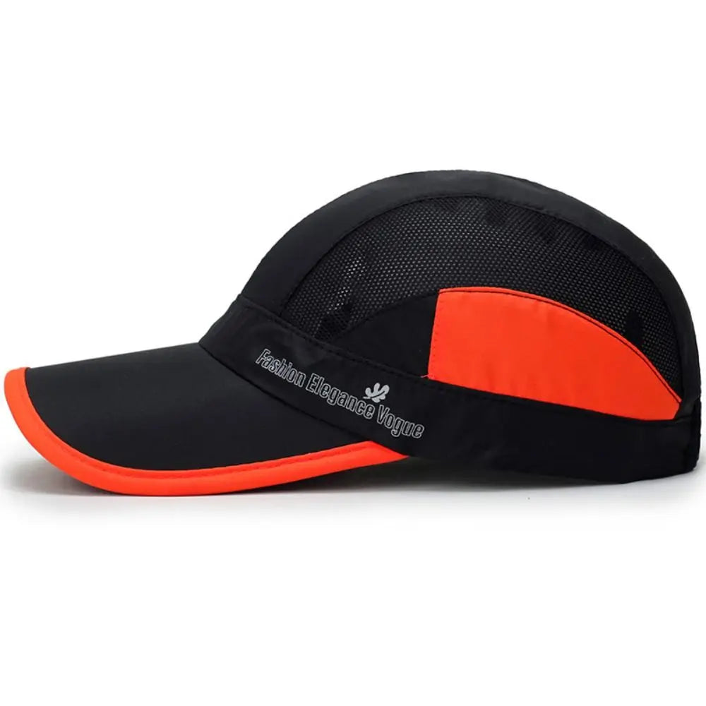 Fashion Adjustable Baseball Cap Quick Drying Breathable Golf Cap Sun Protection Sun Shade Fishing Hat Summer
