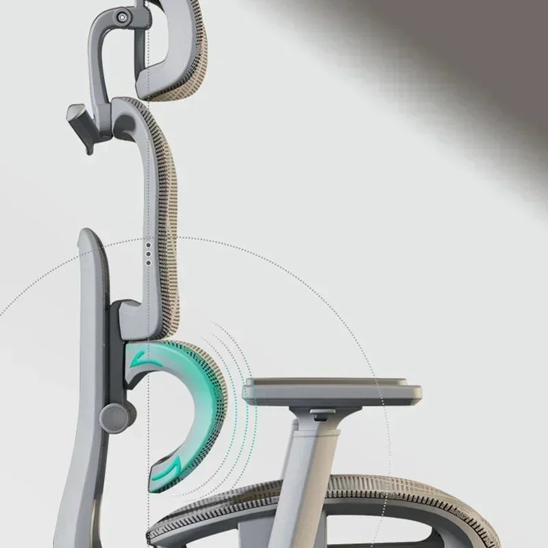 Ergonomic Chair, 3D Headrest, Armchair, Gaming Chair, Computer Lounge Chair, Relaxing Massage