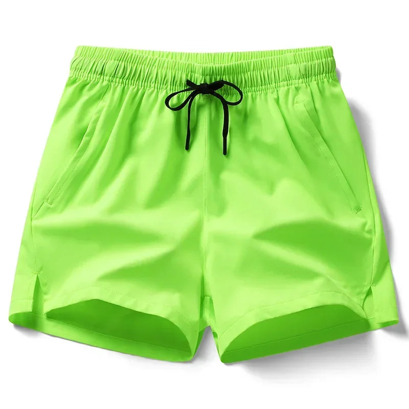 Gym Shorts Mens Sports Sweatpants Pockets Gym Casual Shorts Basic Lightweight Pants Running Jogging Beach Shorts Men Swimwear