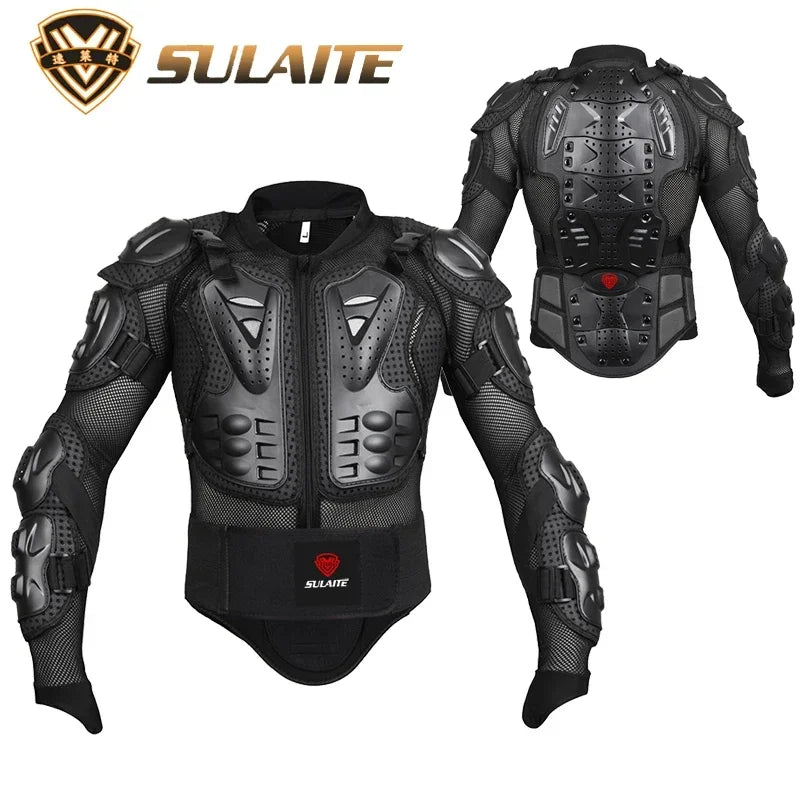 Sulaite Motorcycle Jacket Racing Riding Armor Protector ATV Motocross Body Protection Jackets Enduro Clothing Protective Gear