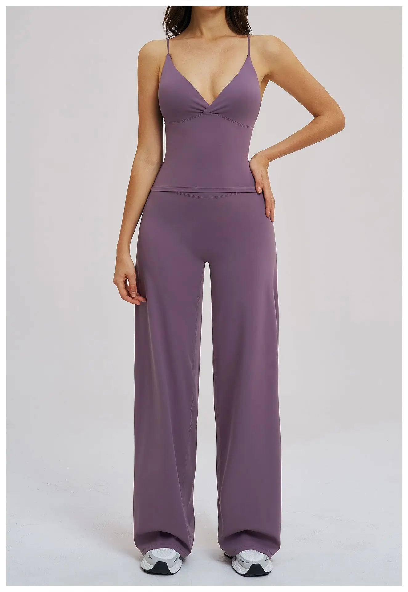 Yoga Flared Pants Women Sexy High Waist Wide Leg Pants Gym Fitness Bell Bottom Trousers Sports Flared Pants Latin Dance Trousers