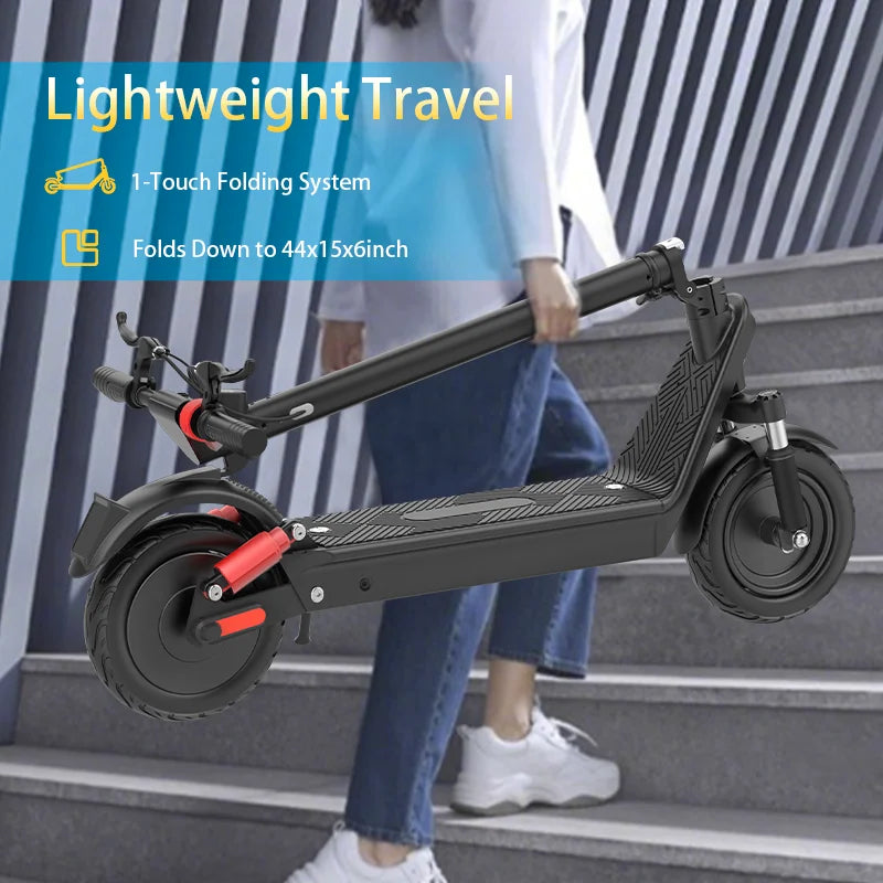 Double Shock Absorbing Folding Electric Scooter 36v 48v 500w 550w Powerful Electric Scooter Adult Use