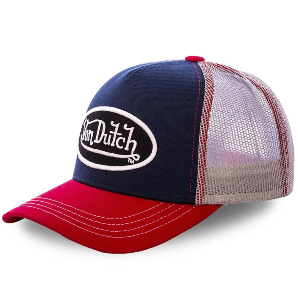 Fashion VON Baseball Cap DUTCH Mesh Embroidery Truck Driver's Hat