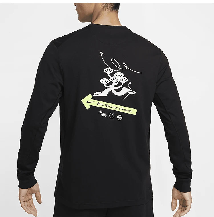Nike Official Genuine Primary Dri-FIT Men's Training Long Sleeve HQ4736-010