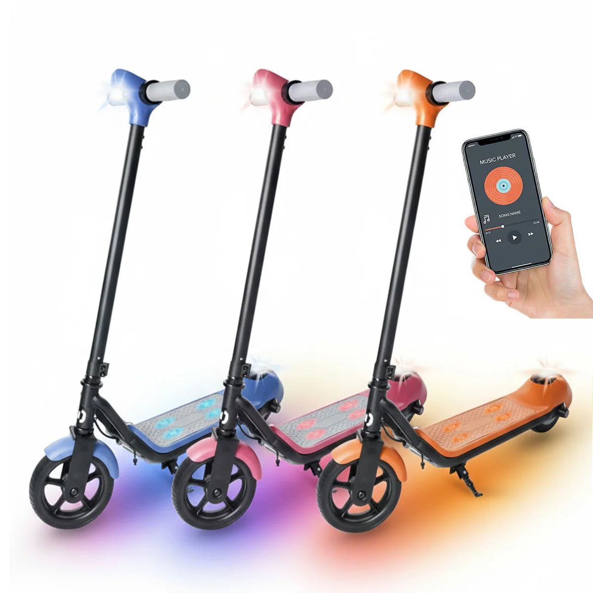 Electric Scooter 110w 24v 2.5ah Battery 10–14km/H Safe Speed Foldable Lightweight Aluminum E-Scooter For Adults & Kids & Teens