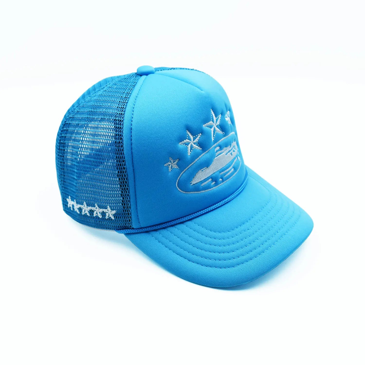 2026 Summer New Fashion 5 Stars Island Embroidery Baseball Cap for Men and Women Breathable Mesh Cap Adjustable