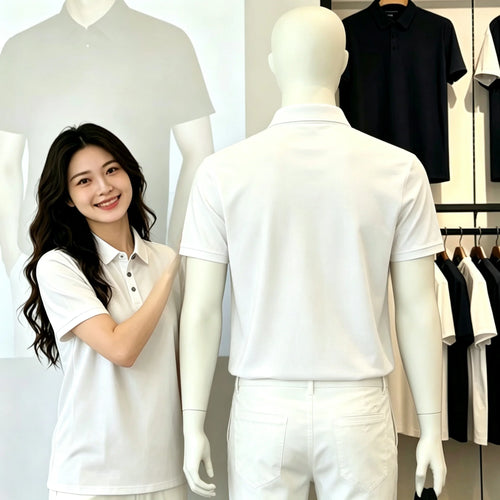 100% pure cotton 2026high-end brand men's short sleeve polo shirt summer fashion luxury wheat embroidery golf top casual T-shirt