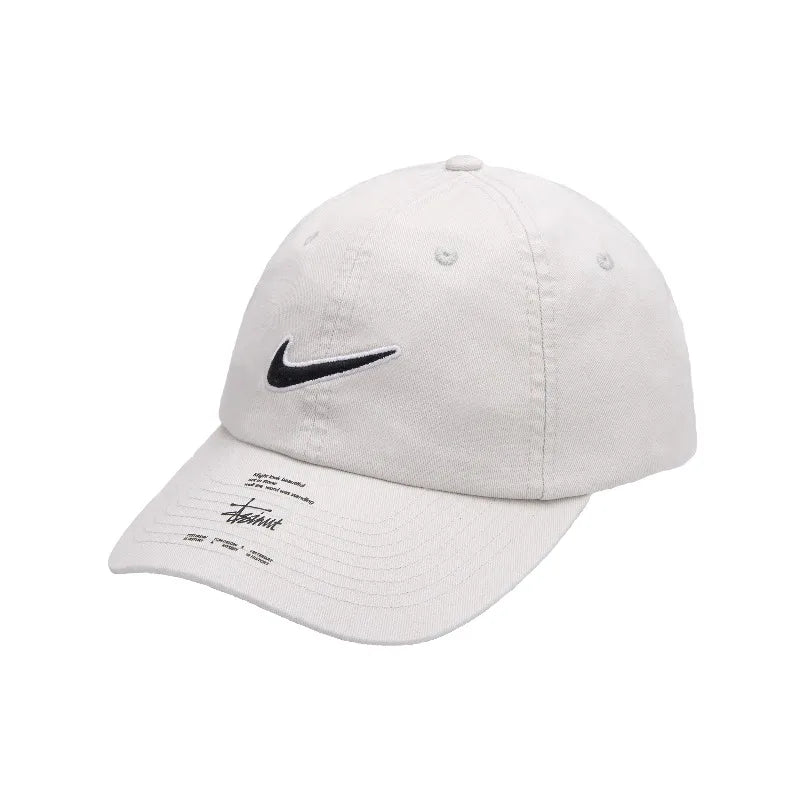 Nike Baseball Cap Free Soul, High Street, Trendy, Versatile, Minimalist, Acetate Fiber, Duckbill Cap, FB5369-072 Team645