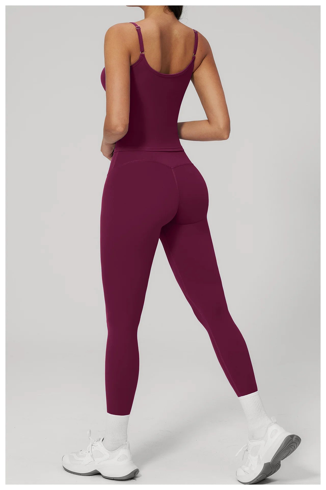 Yoga Set 2PCS Women Tracksuit Workout Outfits Sportswear Gym Clothing High Waist Leggings Fitness Bra Sports Suits Athletic Wear