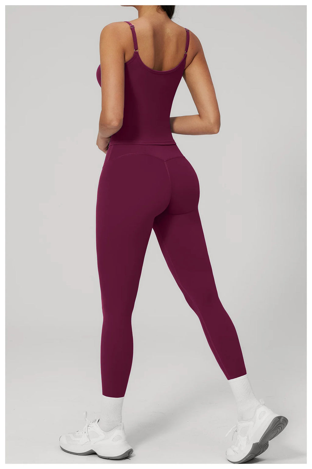 Yoga Set 2PCS Women Tracksuit Workout Outfits Sportswear Gym Clothing High Waist Leggings Fitness Bra Sports Suits Athletic Wear