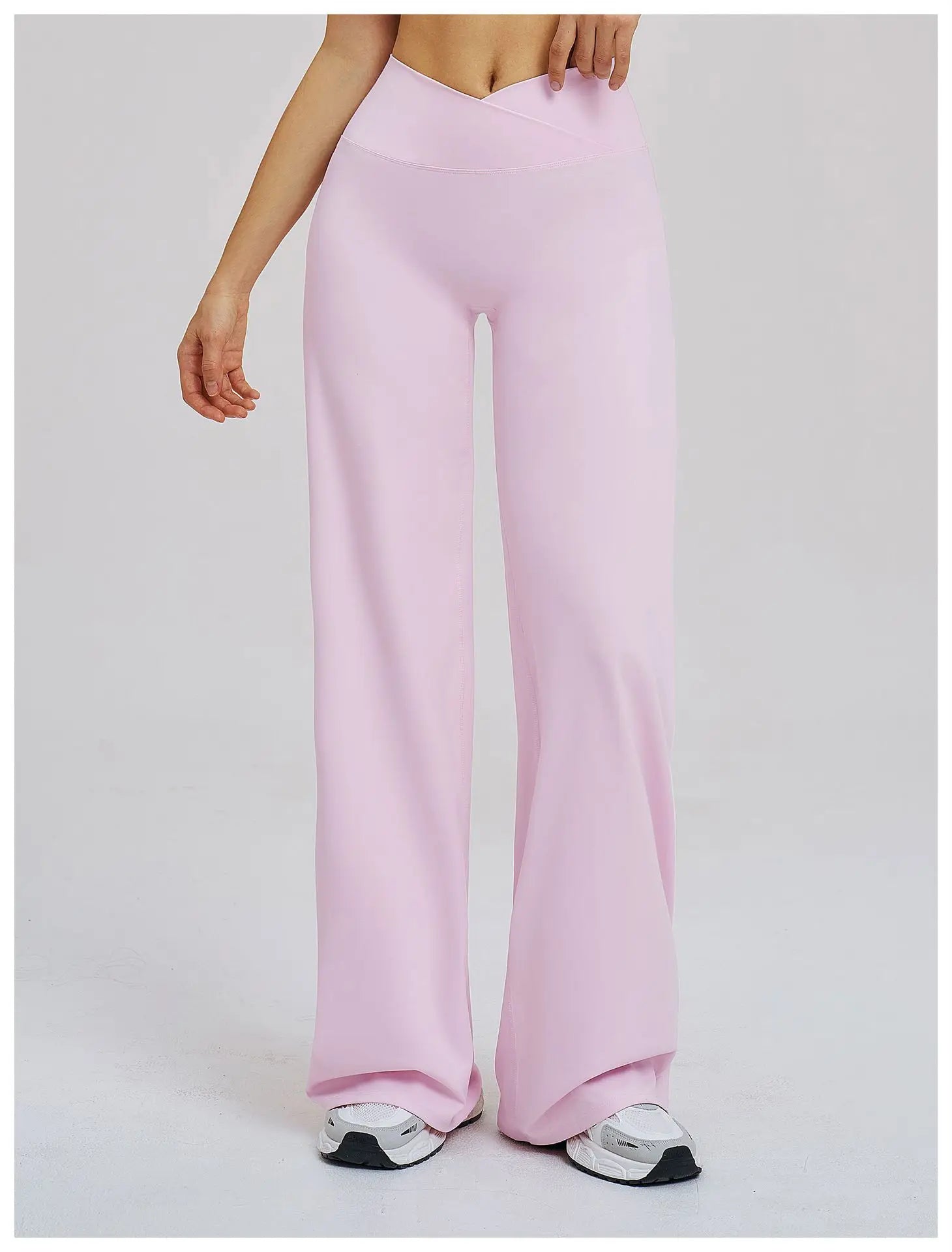 Yoga Flared Pants Women Sexy High Waist Wide Leg Pants Gym Fitness Bell Bottom Trousers Sports Flared Pants Latin Dance Trousers