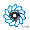 TOOPRE 11T MTB Rear Derailleur Jockey Wheel Ceramic Bearing Pulley Road Bike Jockey Rear Derailleur Repair Kit