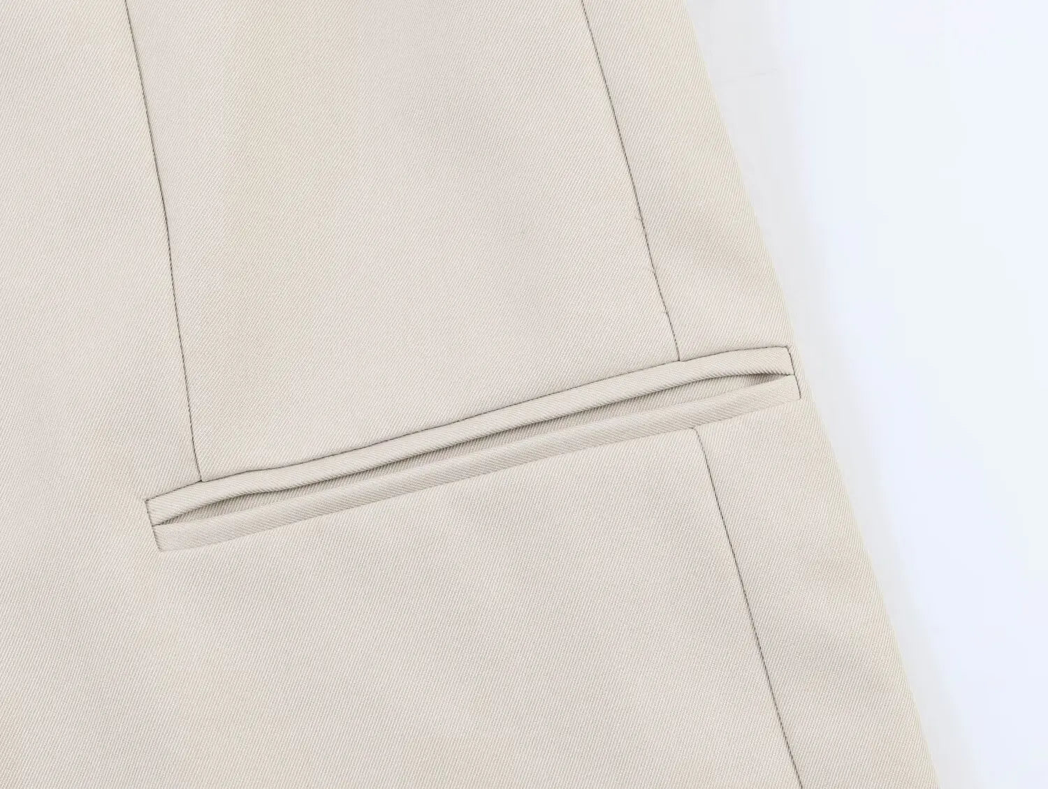 European and American style 2026 new double-button straight suit jacket with shoulder pads + pleated straight trousers suit