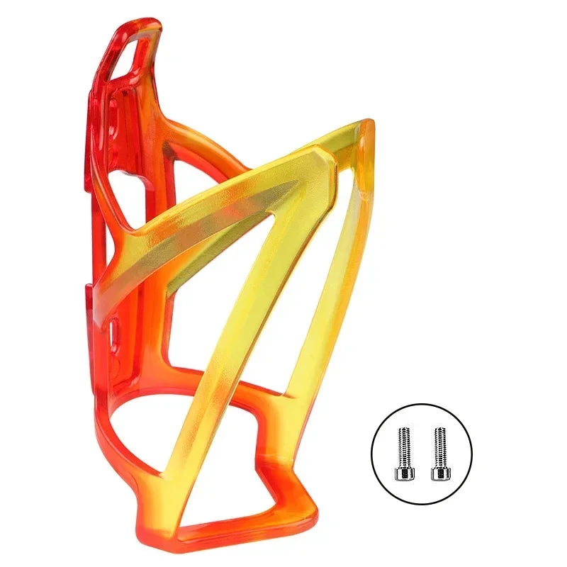 Bicycle Water Bottle Cage Colorful Gradient Cycling Bottle Holder Ultralight MTB Road Bike Water Bottle Bracket Accessories