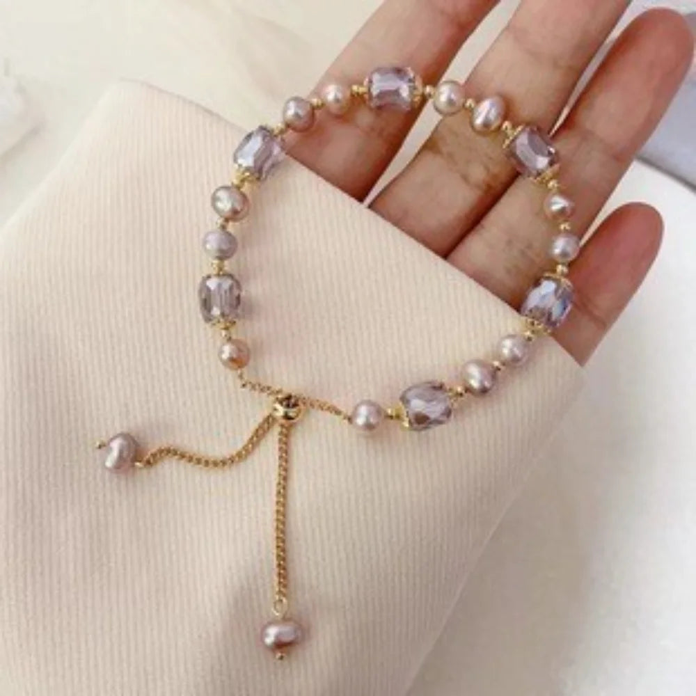 Zinc Alloy Bracelet Sparkling Zircon Flower Bracelet Handmade Bracelet Alloy For Daily Wear Fashion Accessory Party