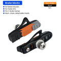 Bicycle Pads W/ 55mm Rubber Brake Inserts for Road Bmx C/V-Brake Alloy Steel Rim Caliper All Weather Use Low Wear Braking Blocks